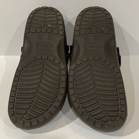 Crocs Classic Yukon Vista II Clog Men's 10 Brown Vegan Leather Slip On Gorpcore - Picture 9 of 12